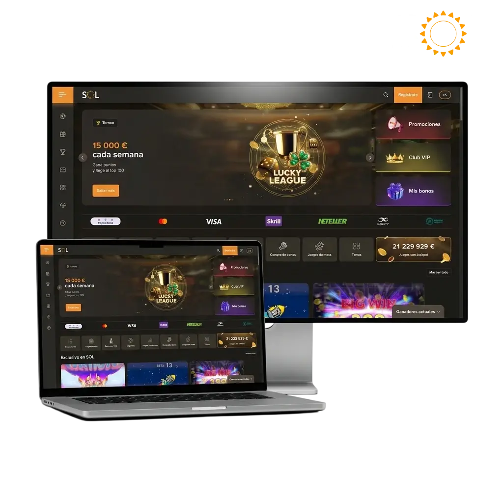 SOL Casino España – Sitio Web Oficial de Apuestas Deportivas y Casino Online