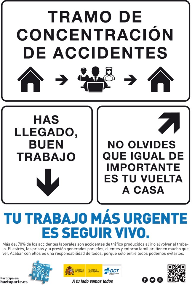 Accidentes in itinere = accidentes laborales